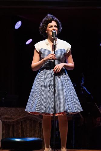 Cayman Ilika in Always… Patsy Cline at Taproot Theatre. Photo by Robert Wade.