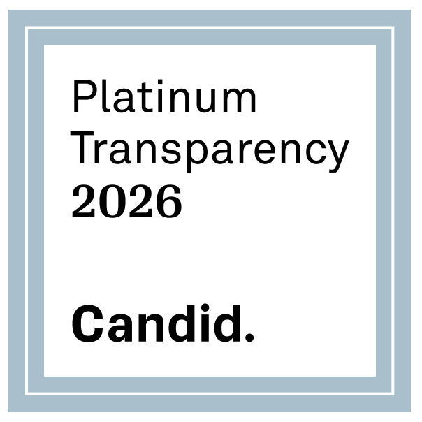 Logo with text: platinum transparency 2026 Candid.
